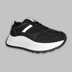 PAND G - Zapatillas Con Plataforma Urbana Modernas Negro 7686