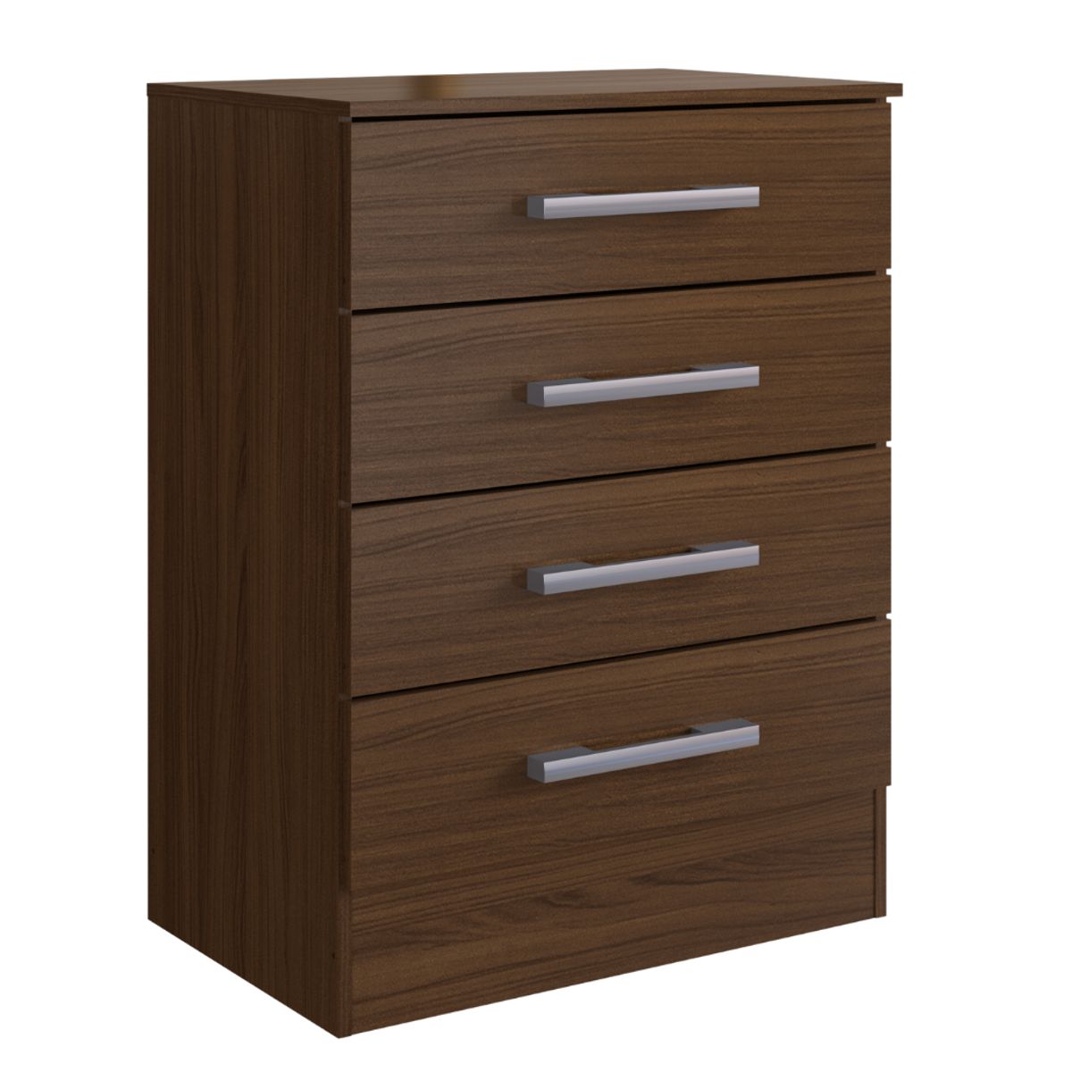 MOVELARIA - COMODA 4 CAJONES COLOR CACAO BC40