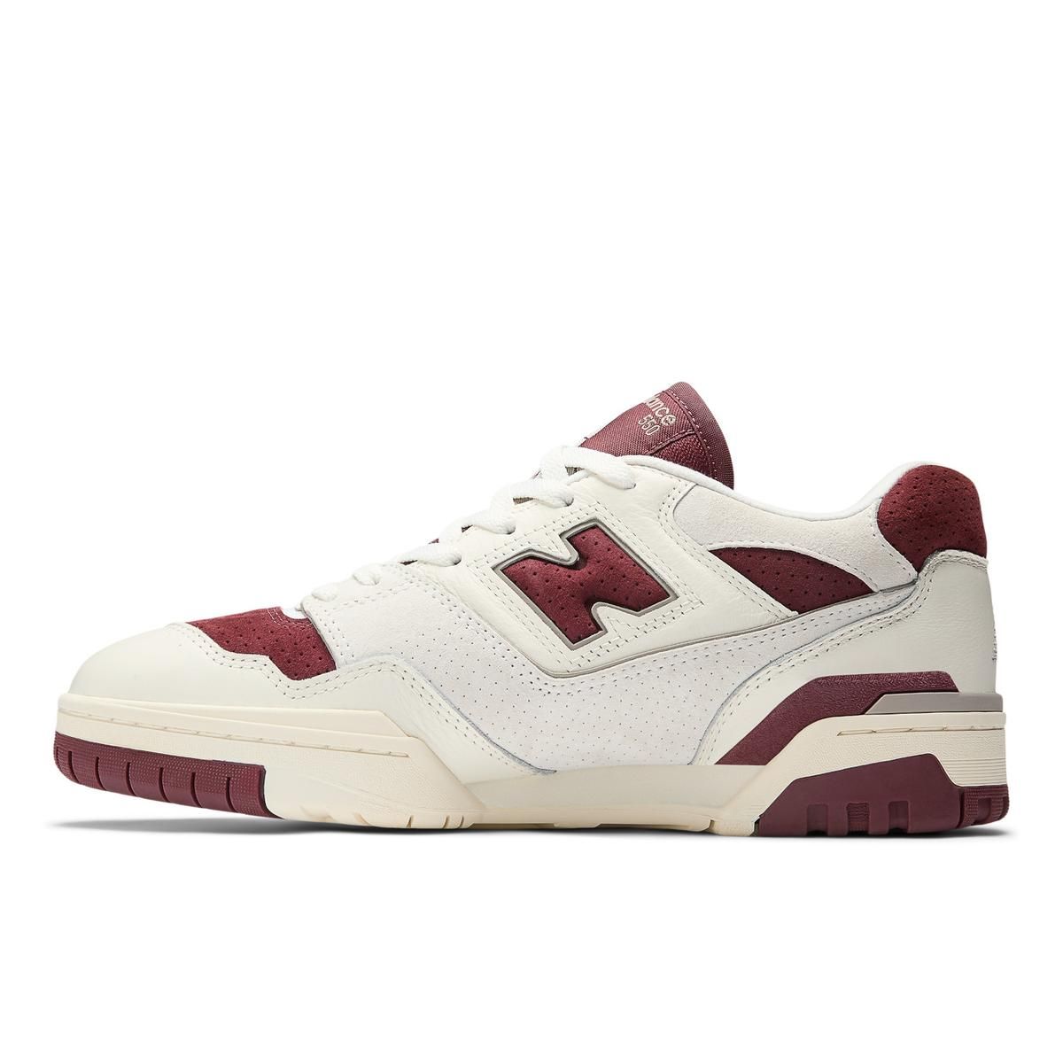 NEW BALANCE - Zapatillas Urbanas Hombre New Balance 550 Blanca/Burdeo
