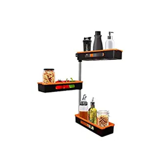 GENERICO - Estante Giratorio De Esquina 3 Niveles Para Cocina O Baño