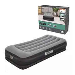 BESTWAY - Colchón Inflable 67401 1 Plaza Con Bomba 220v