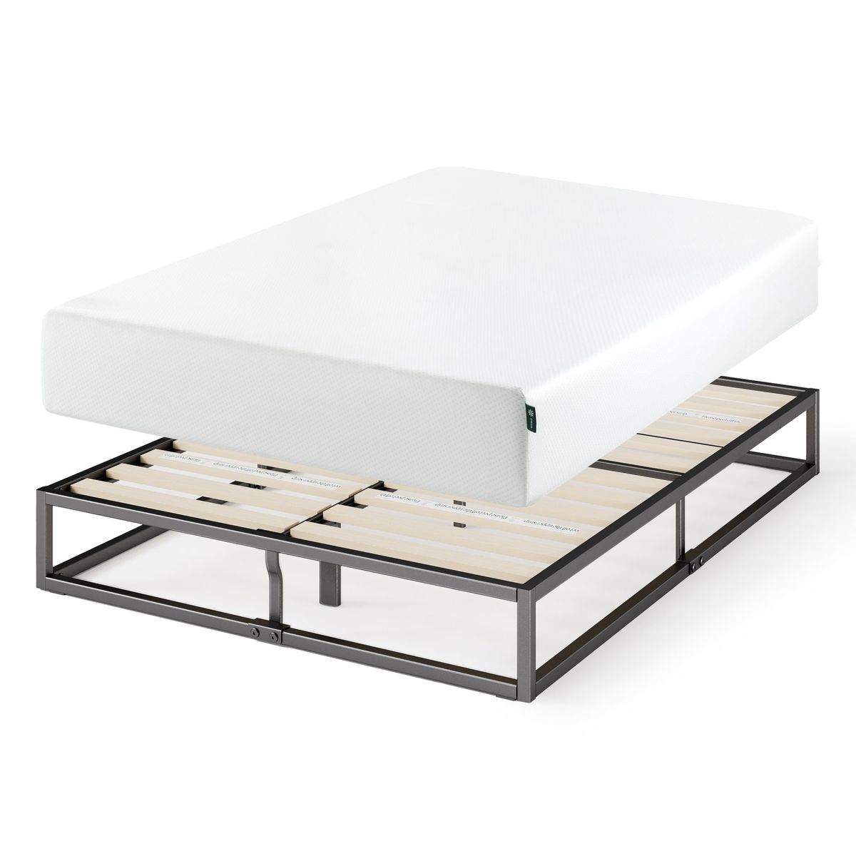 ZINUS - Cama Joseph Zinus Colchón Espuma 1 Plaza 25cms