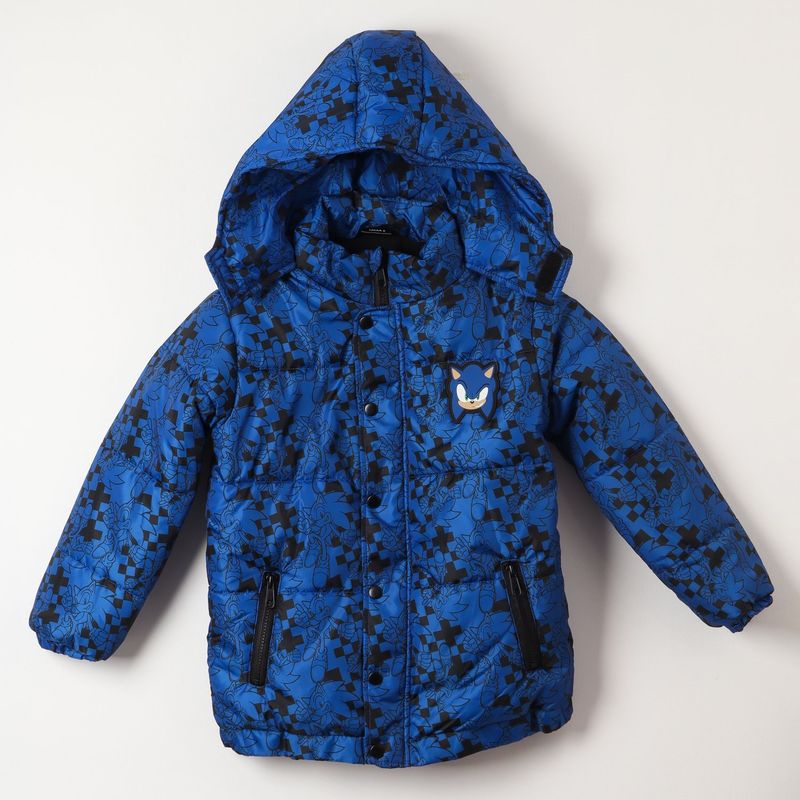 SONIC - Parka Niño Full Print Azul Sonic