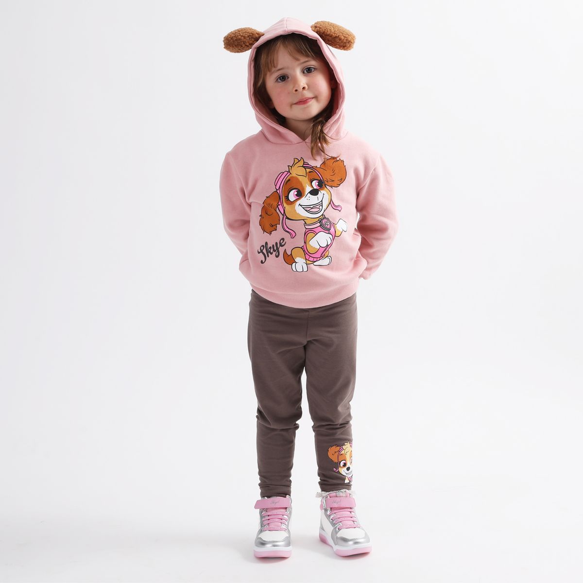 PAW PATROL - Conjunto Niña Skye Orejitas Rosado Paw Patrol