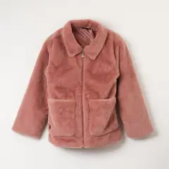 DISNEY - Chaqueta Minnie Mouse Felpa Suave Rosada - Oficial Niña
