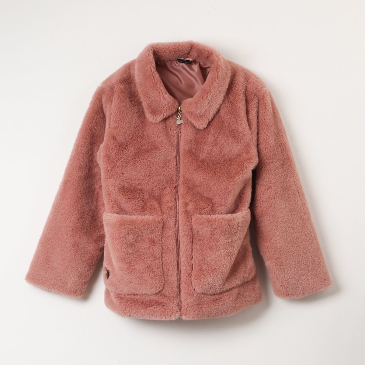 DISNEY - Chaqueta Minnie Mouse Felpa Suave Rosada - Oficial Disney Niña