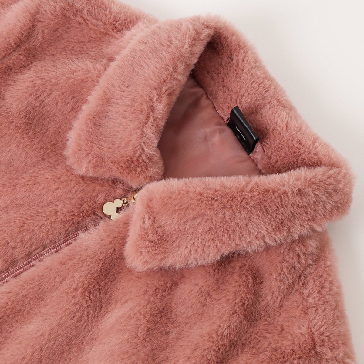 DISNEY - Chaqueta Minnie Mouse Felpa Suave Rosada - Oficial Disney Niña