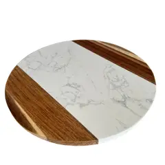 SOMOS DECO - Tabla de madera y mármol