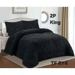 GENERICO - Cobertor de Invierno con chiporro 2,5 plazas - King Diseño Hojas