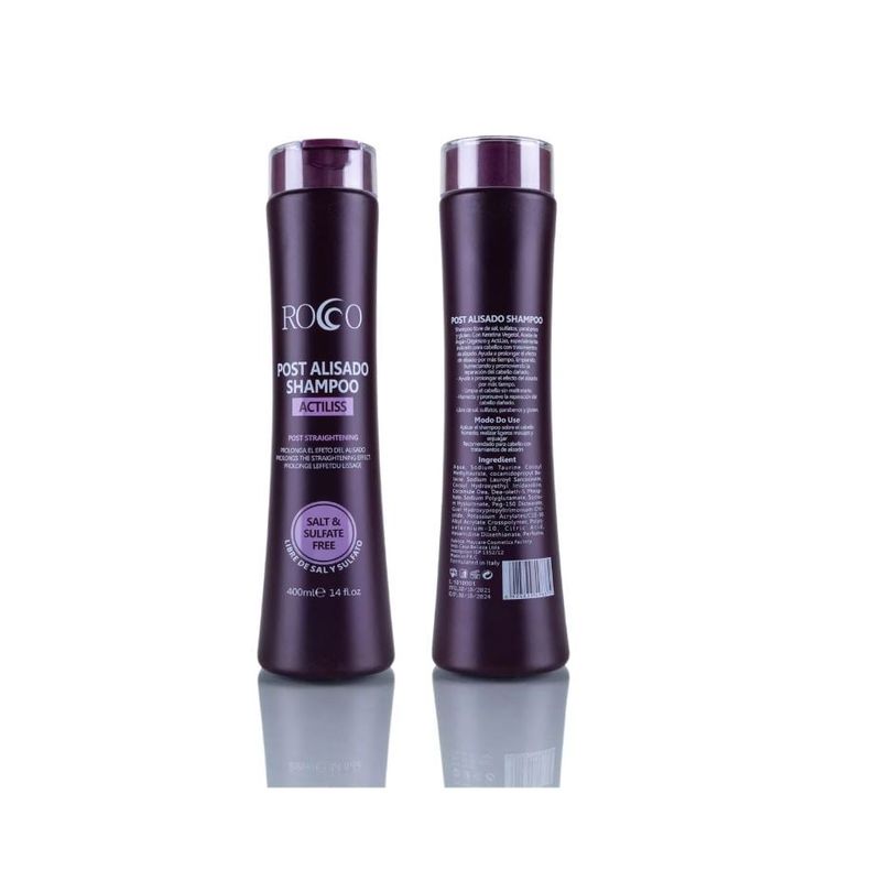 ROCCO - Set Post Alisado Shampoo + Acond sin sal