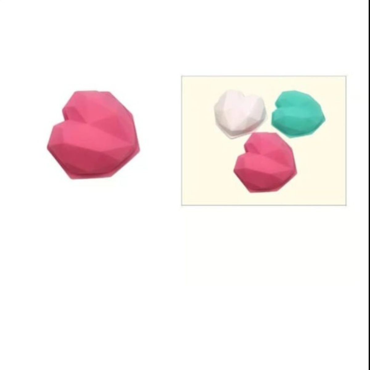 GENERICO - Molde De Silicona Forma De Corazon