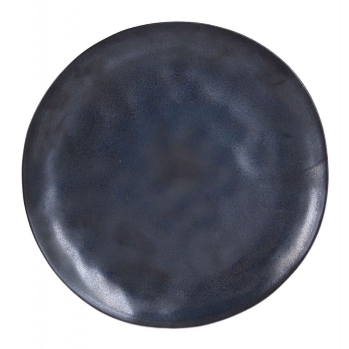 LUGANO - Set 6 Platos 28cm Carbón Cerámica Premium Lugano