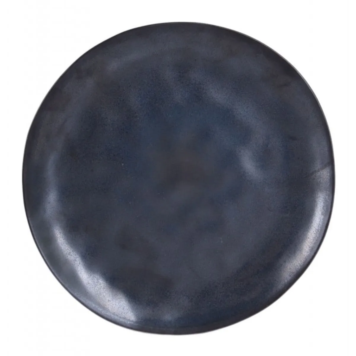 LUGANO - Set 6 Platos 28cm Carbón Cerámica Premium Lugano