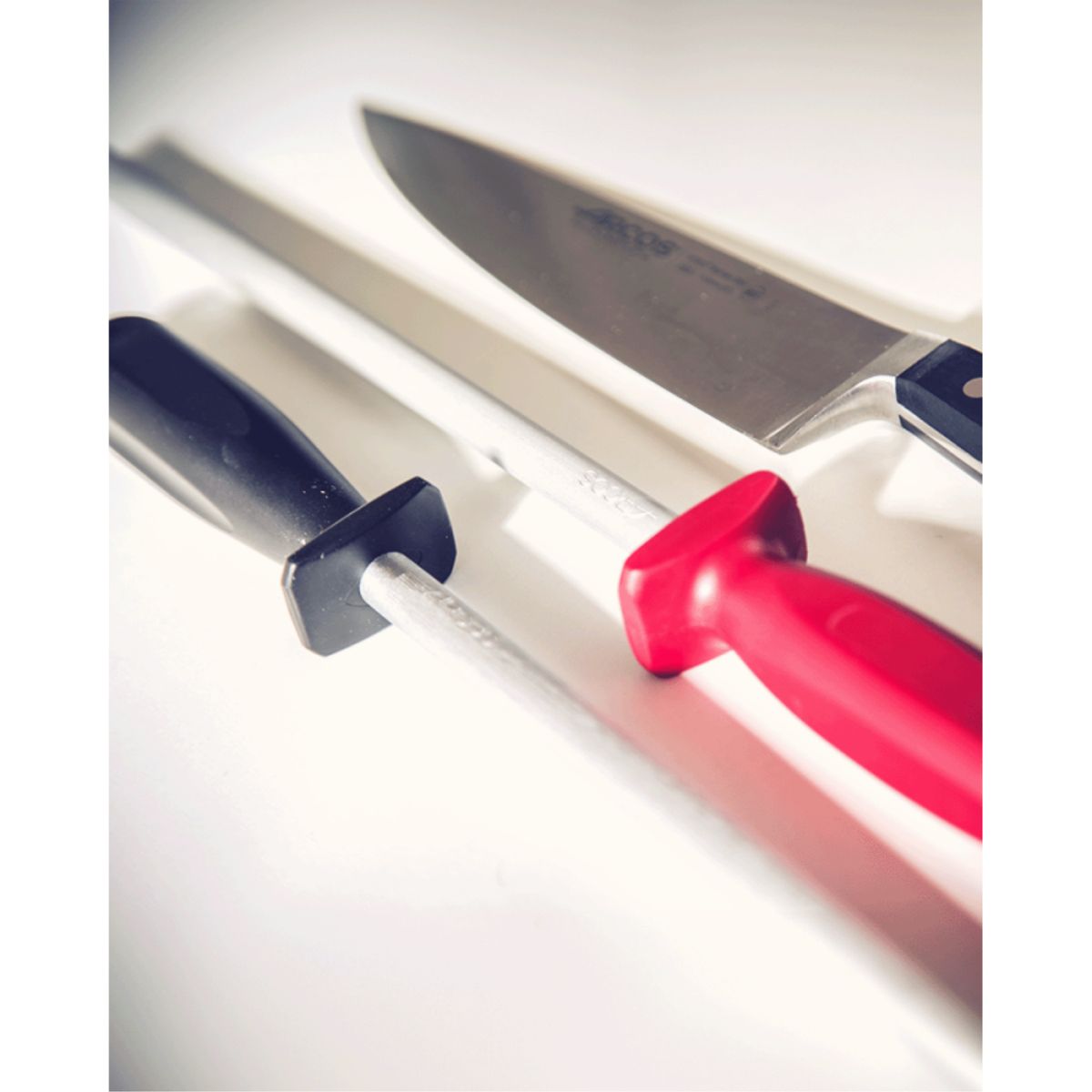 ARCOS - Astil 30cm Redonda Negro Acero Inoxidable Arcos