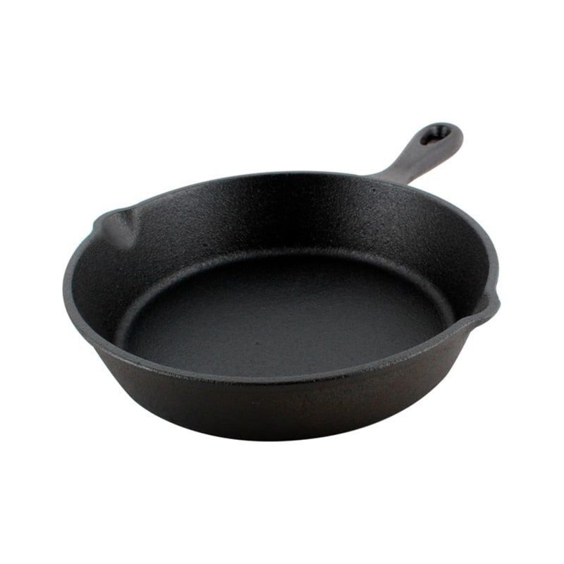 LUGANO - Sartén Fierro Fundido 15cm Negro Lugano.