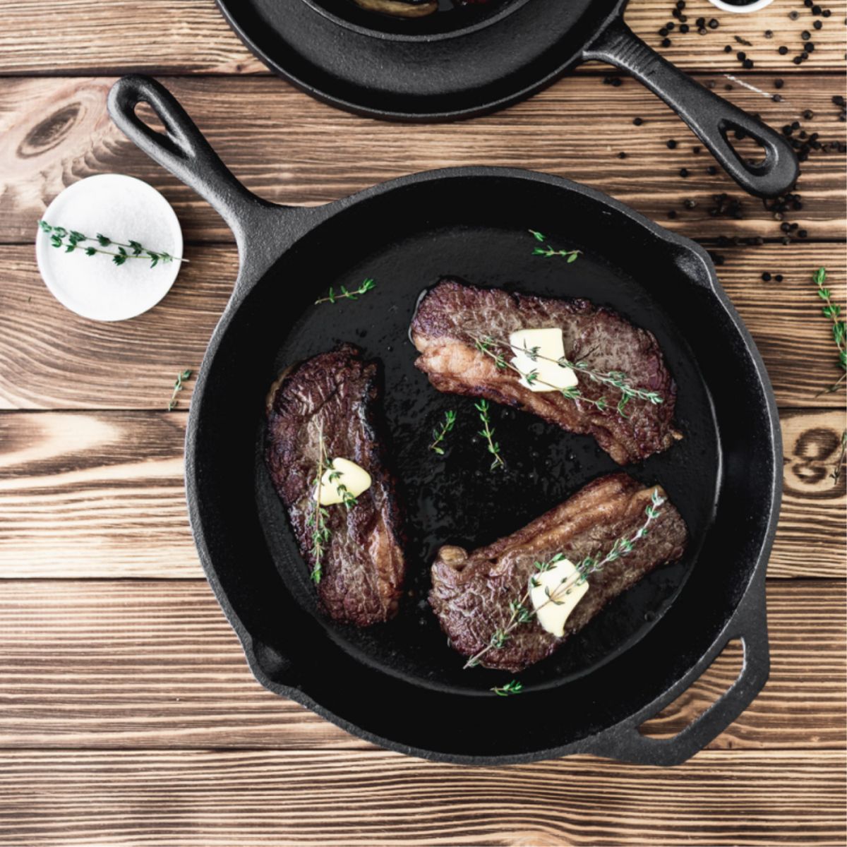 LUGANO - Sartén Fierro Fundido 15cm Negro Lugano