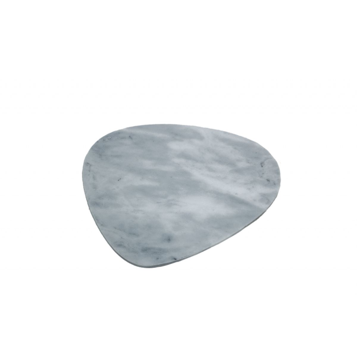 LUGANO - Tabla para Picar Irregular 30x25cm Marmol Blanco Lugano