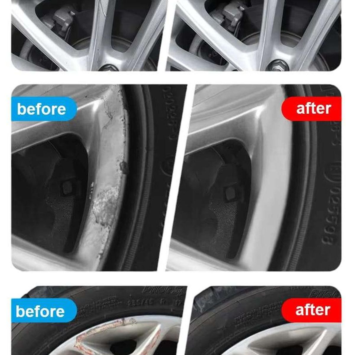 GEN - Kit Set De Restauracion De Llantas Repara Rayones De Auto