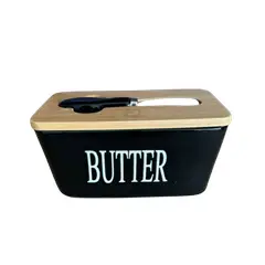 SOMOS DECO - Mantequillero Butter negro