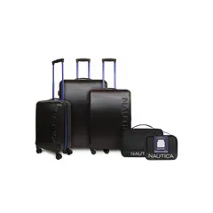 NAUTICA - Set 3 Maletas Victory negra S+M+L + Organizador