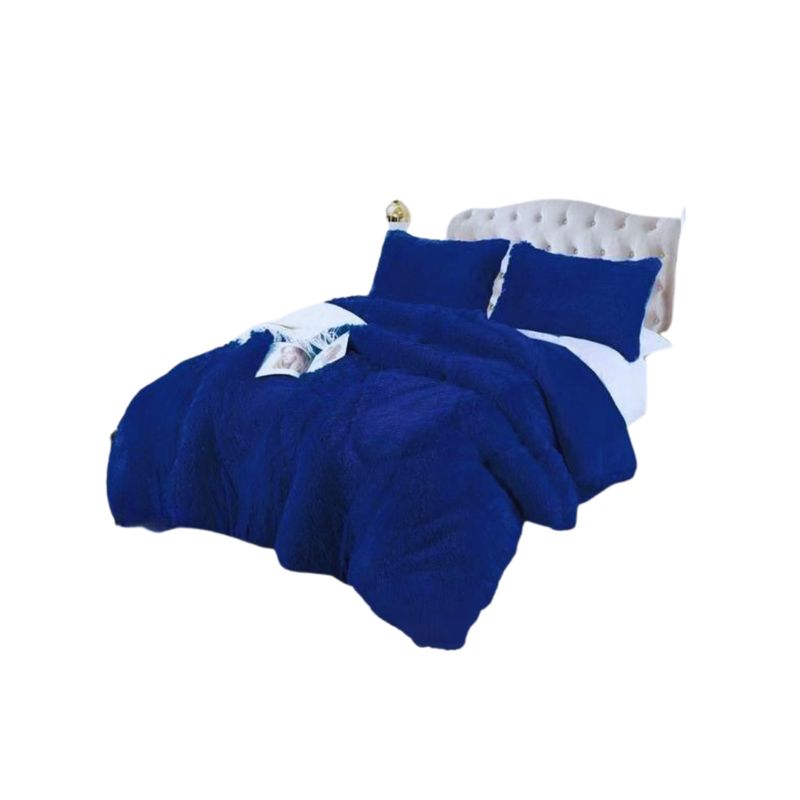GENERICO - Cobertor  Chiporro Invierno 2 Plazas Liso Peludo 250x230cm