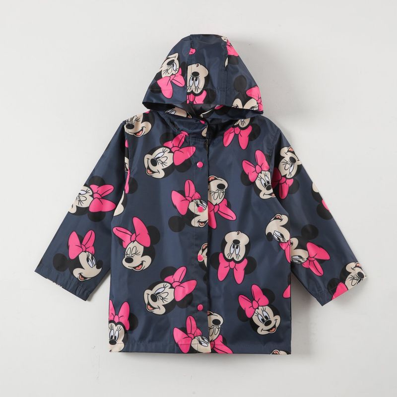 DISNEY - Chaqueta Impermeable Disney Minnie Mouse con Capucha - Niña 2-8 Años