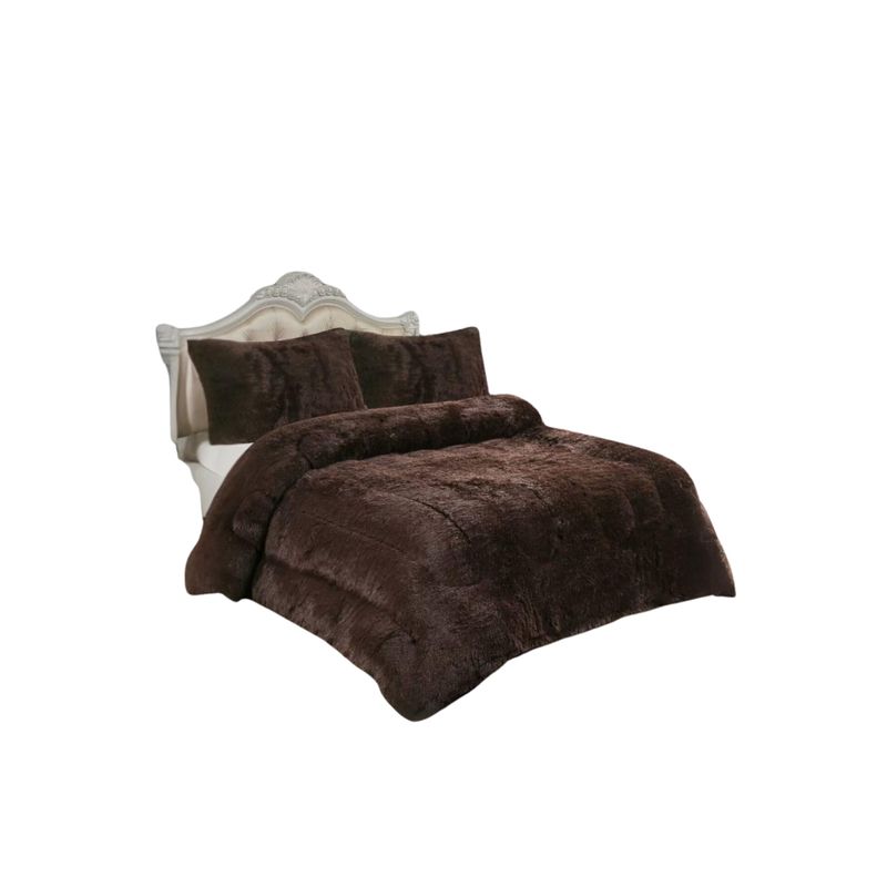 GENERICO - Cobertor Chiporro Invierno 2 Plazas Liso Peludo 250x230cm