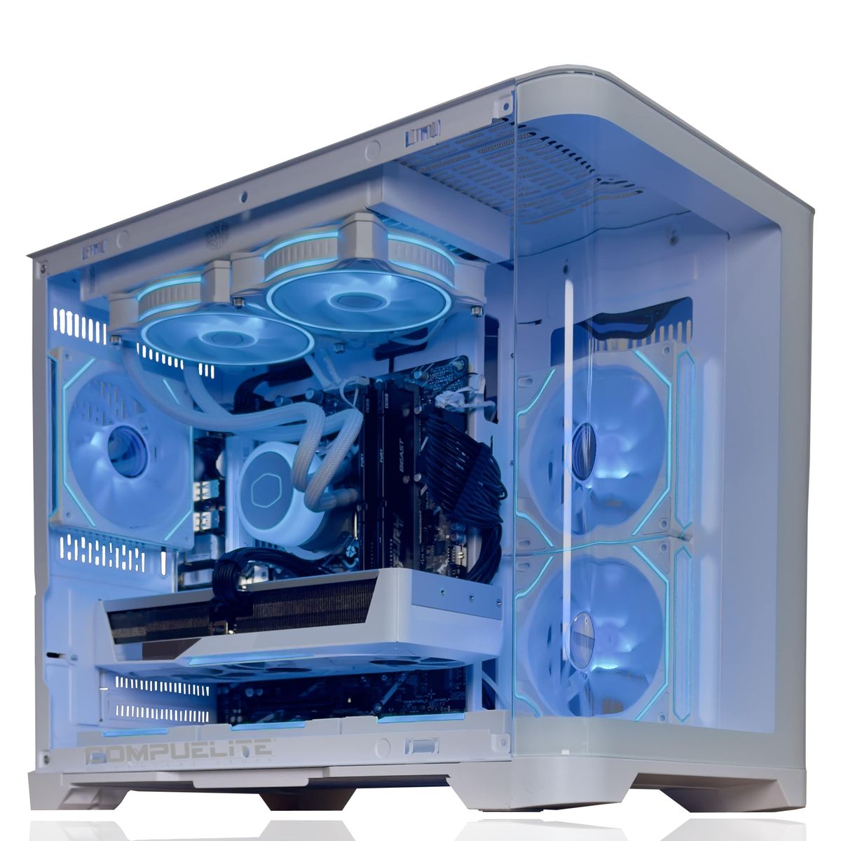 COMPU ELITE - PC Gamer Intel i7 14700F 20-core + B760 WIFI+BT + 32GB DDR5 + RTX 4070 SUPER 12GB