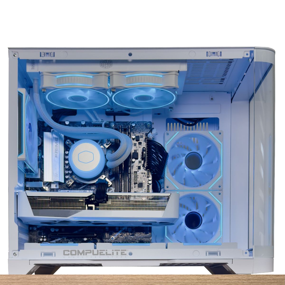 COMPU ELITE - PC Gamer Intel i7 14700F 20-core + B760 WIFI+BT + 32GB DDR5 + RTX 4070 SUPER 12GB