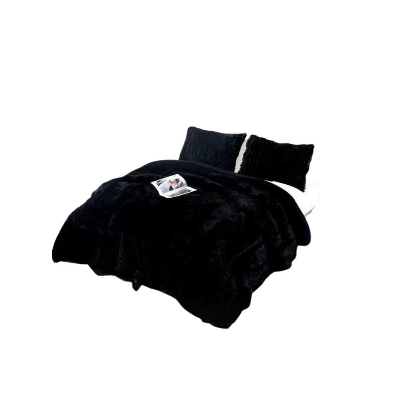 GENERICO - Cobertor Chiporro Invierno 2 Plazas Liso Peludo 250x230cm