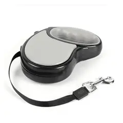 GENERICO - Cuerda Retractil 5M Flexible Paseo De Perro Cachorro Gris