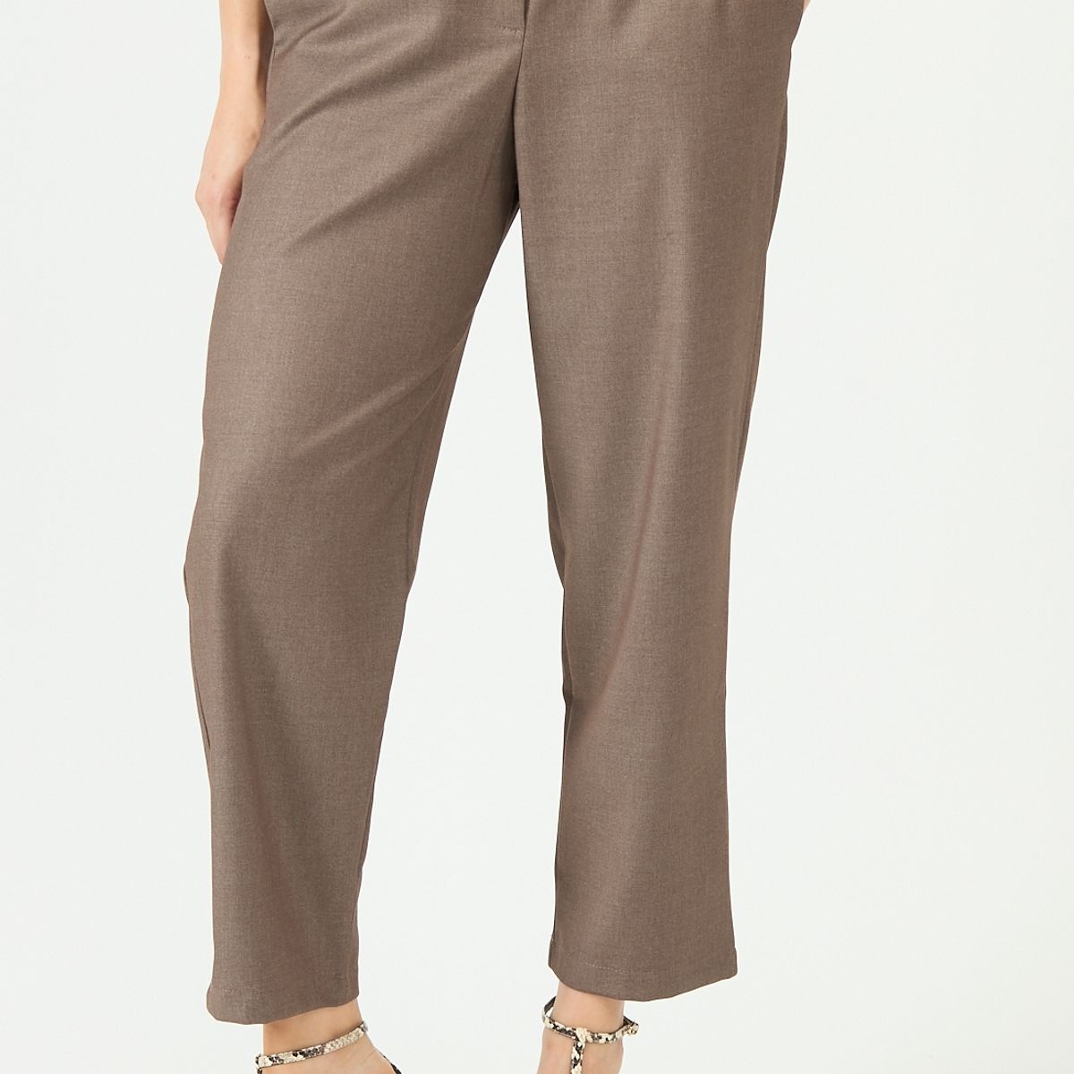 PRIVILEGE - Pantalon straight vison 2260