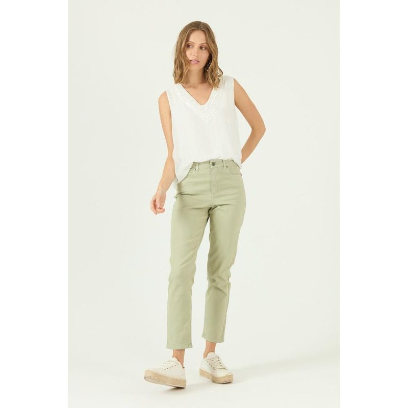 PRIVILEGE - Pantalon verde PRIVILEGE 2067 - Verde