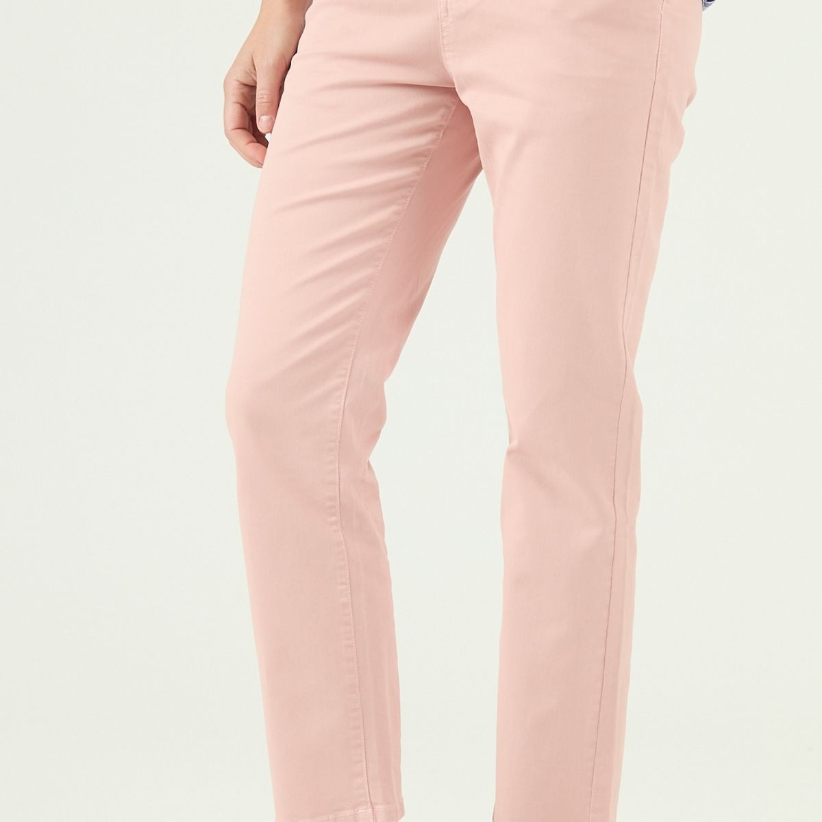 PRIVILEGE - Pantalon slim fit rosa 409