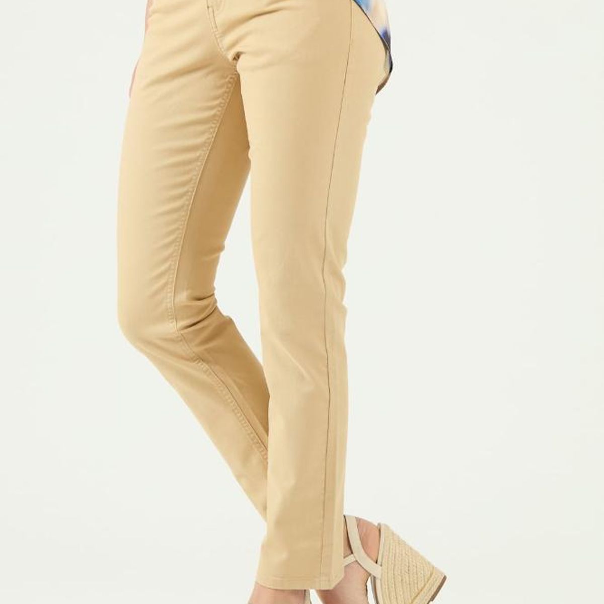 PRIVILEGE - Pantalon skinny beige PRIVILEGE 368