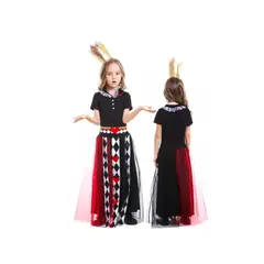 TODODISFRACESCHILE - Disfraz Reina De Corazones Talla 5 a 6 años