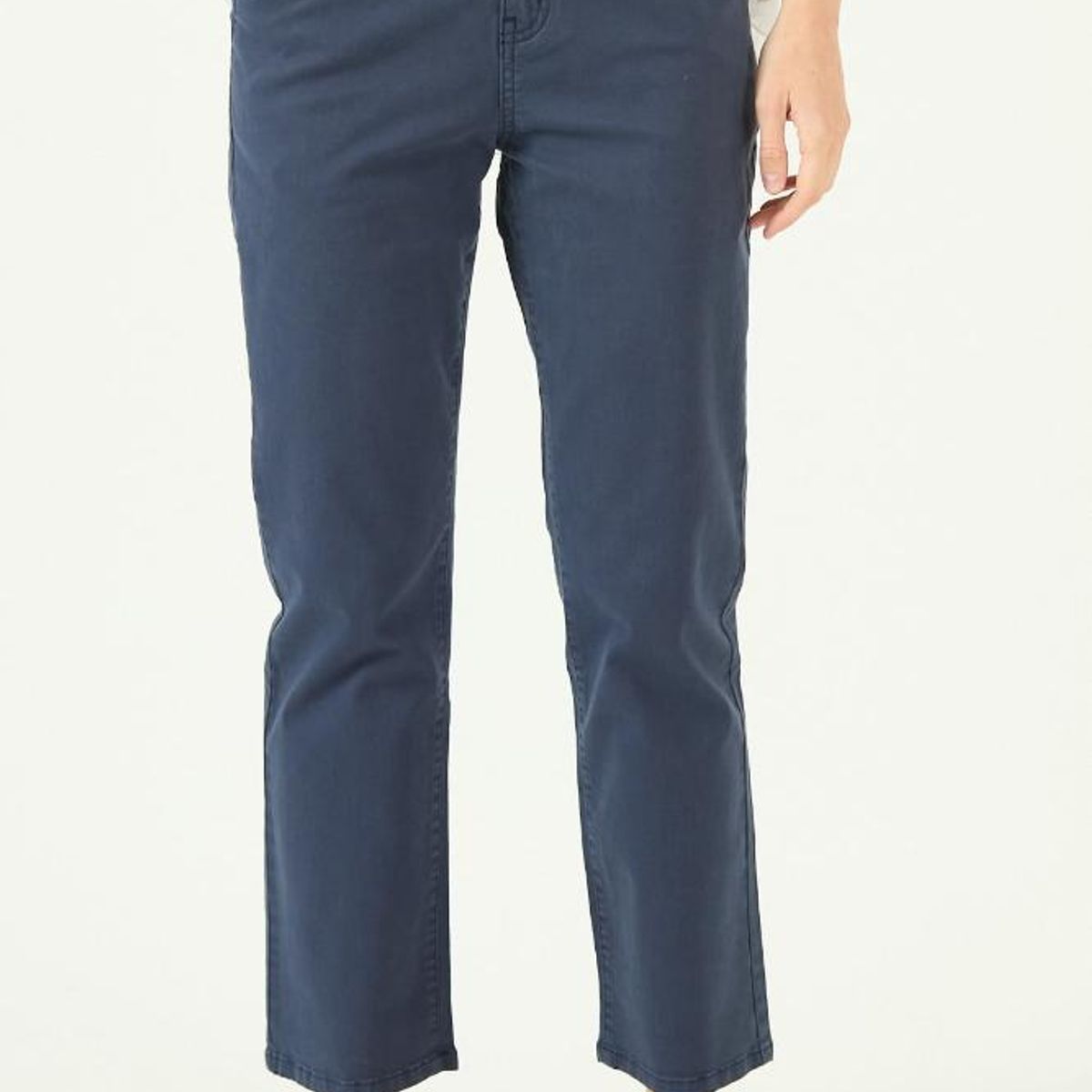 PRIVILEGE - Pantalon slim fit azul 408