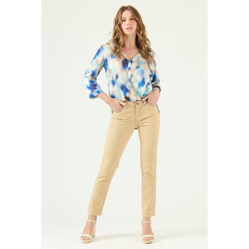 PRIVILEGE - Pantalon skinny beige PRIVILEGE 368 - Beige