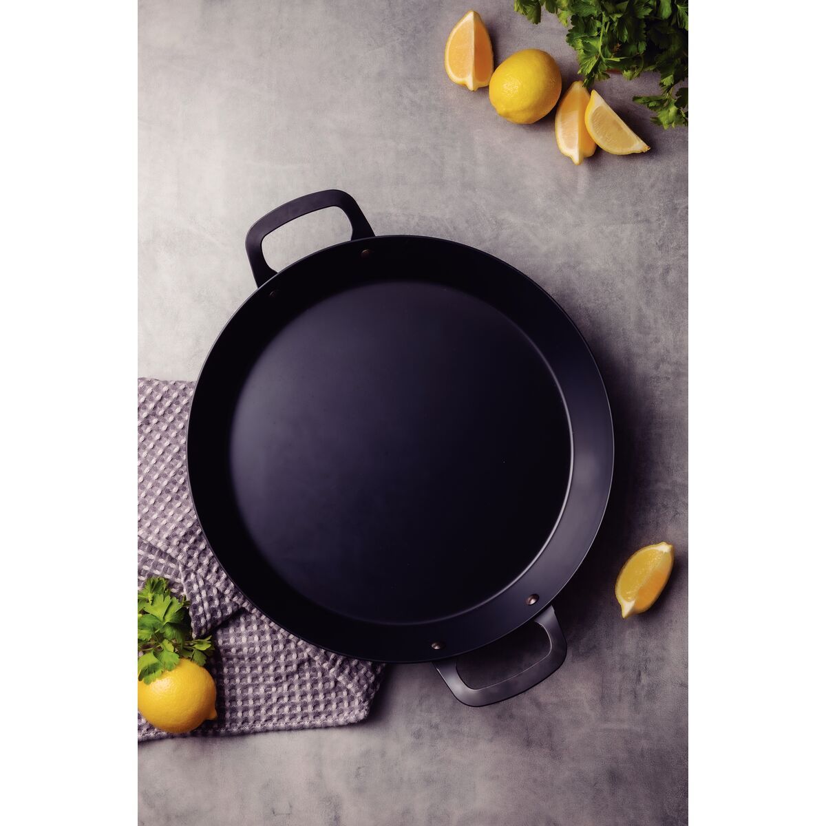 TRAMONTINA - Paellera Tramontina Profesional en Hierro 38 cm 5,1 L