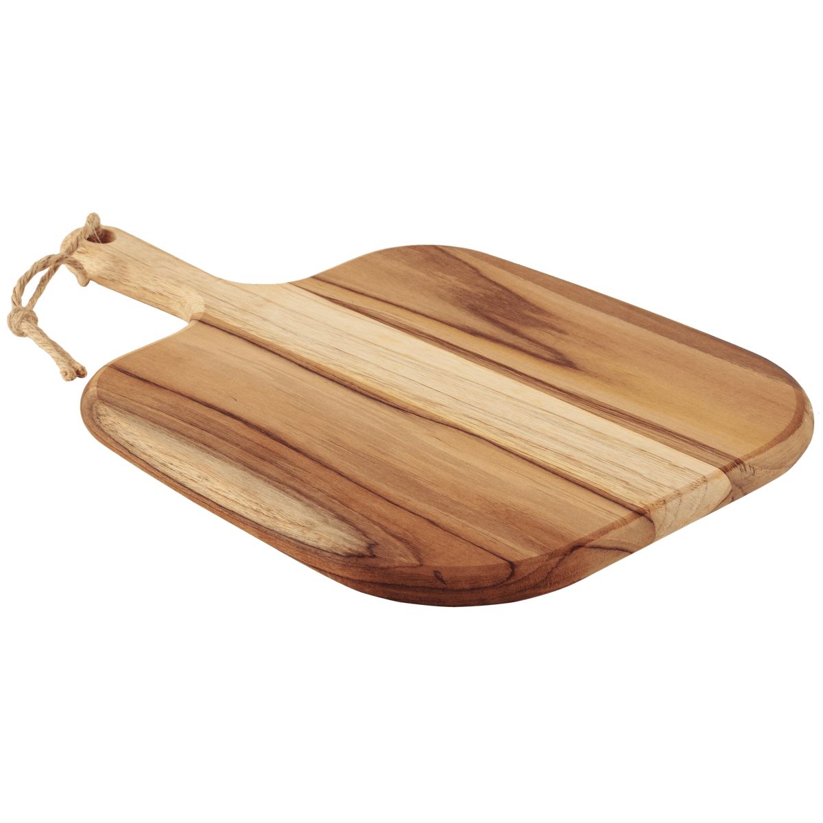TRAMONTINA - Tabla para quesos y embutidos Tramontina Provence en madera de teca FSC con mango 40x28cm