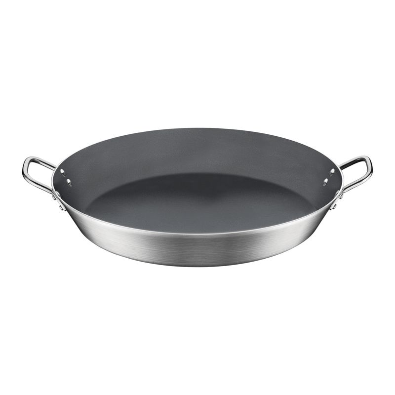 TRAMONTINA - Paellera Tramontina Profesional en Aluminio con Revestimiento Interno con Antiadherente Starflon Premium y Acabado Externo Lijado 45 cm 9,2 L