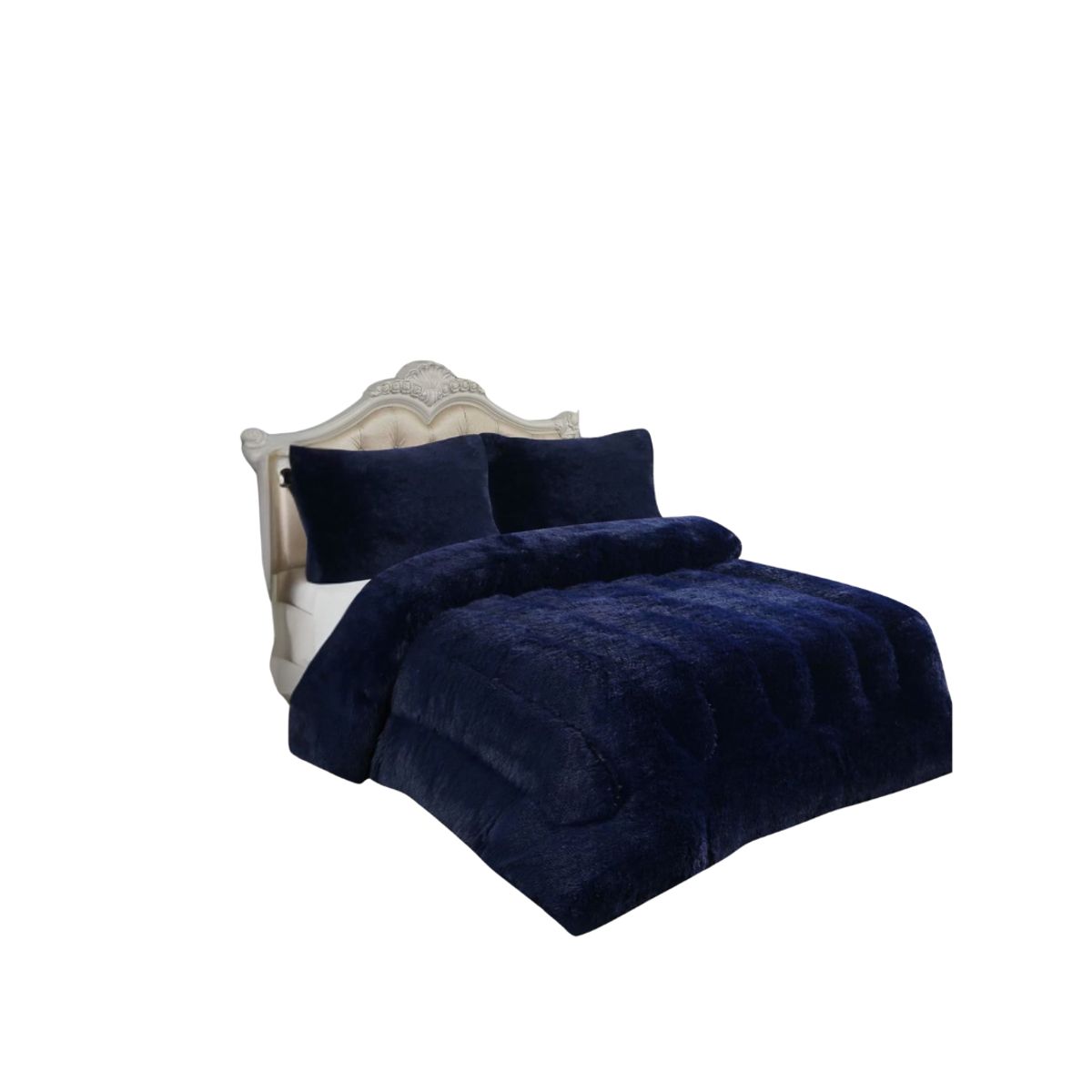 GENERICO - Cobertor Chiporro Peludo Invierno Liso Super King 270x250cm