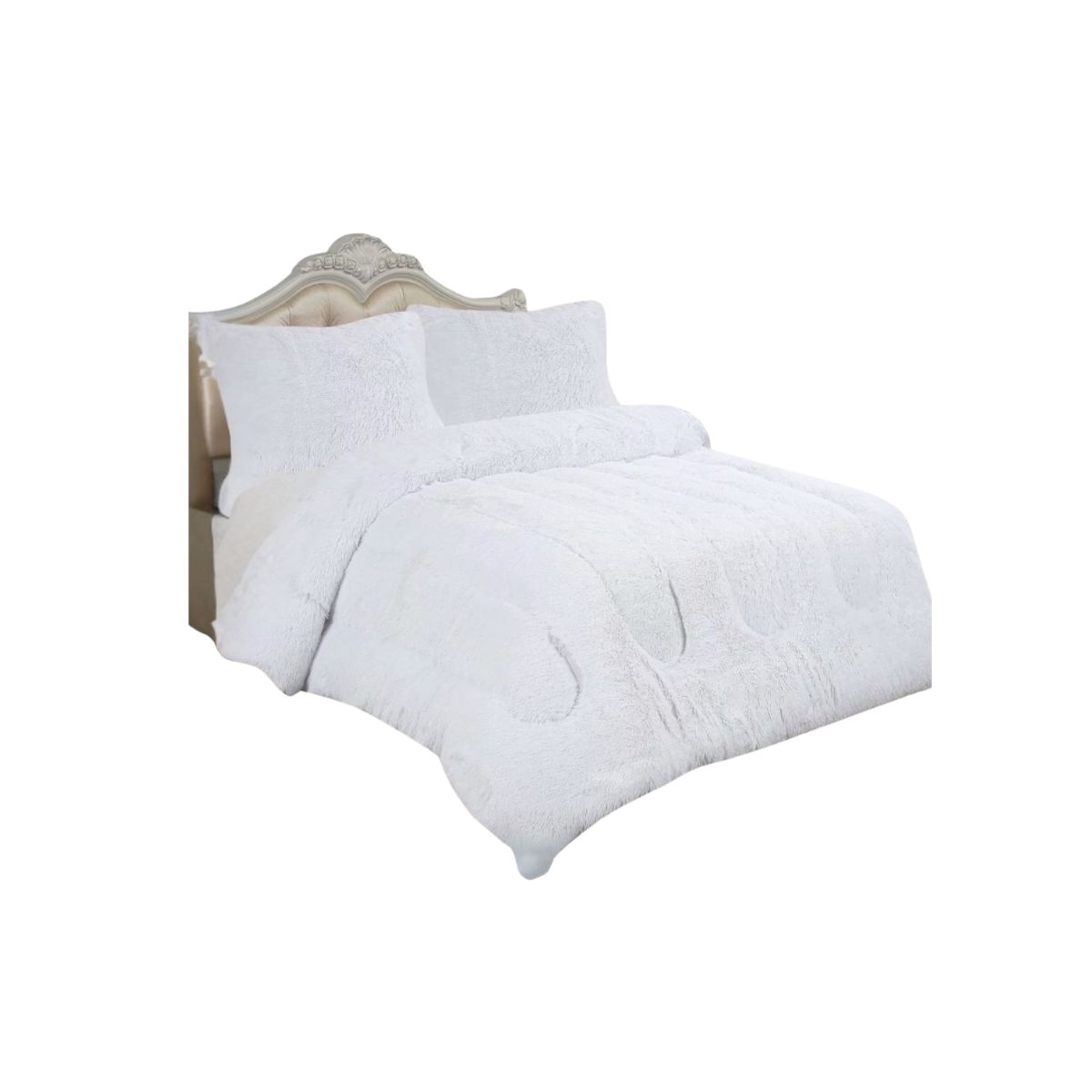 GENERICO - Cobertor Chiporro Peludo Invierno Liso Super King 270x250cm