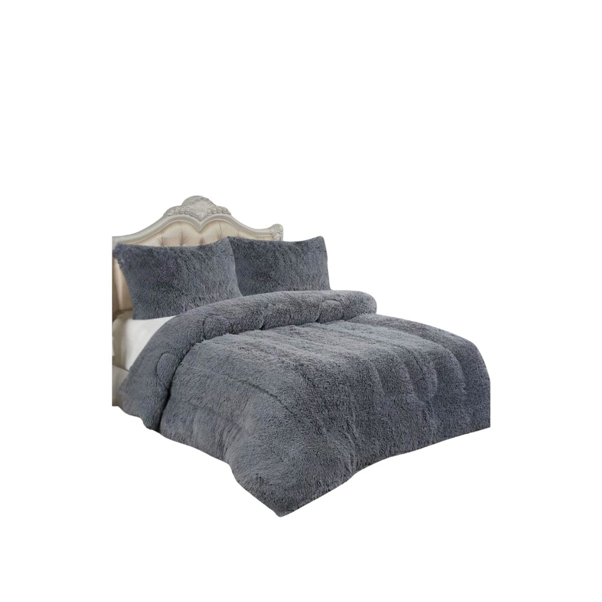 GENERICO - Cobertor Chiporro Peludo Invierno Liso Super King 270x250cm