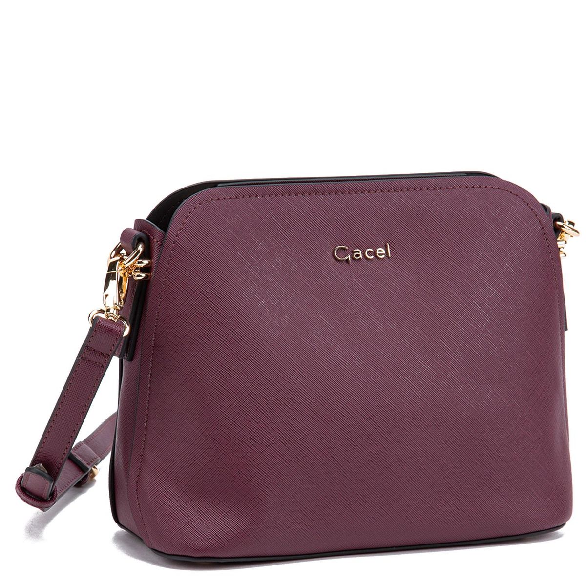 GACEL - Cartera - Mujer - Bandolera Grande - Gacel - Burdeo