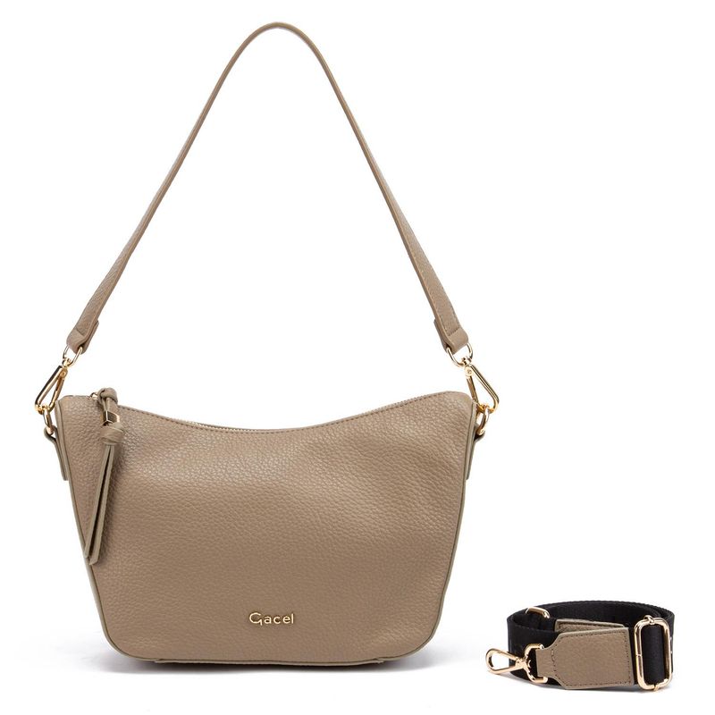 GACEL - Cartera - Bandolera Grande - Gacel - Taupe