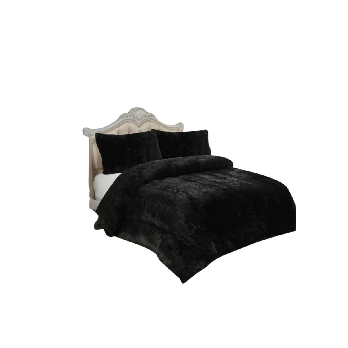 GENERICO - Cobertor Chiporro Peludo Invierno Liso Super King 270x250cm