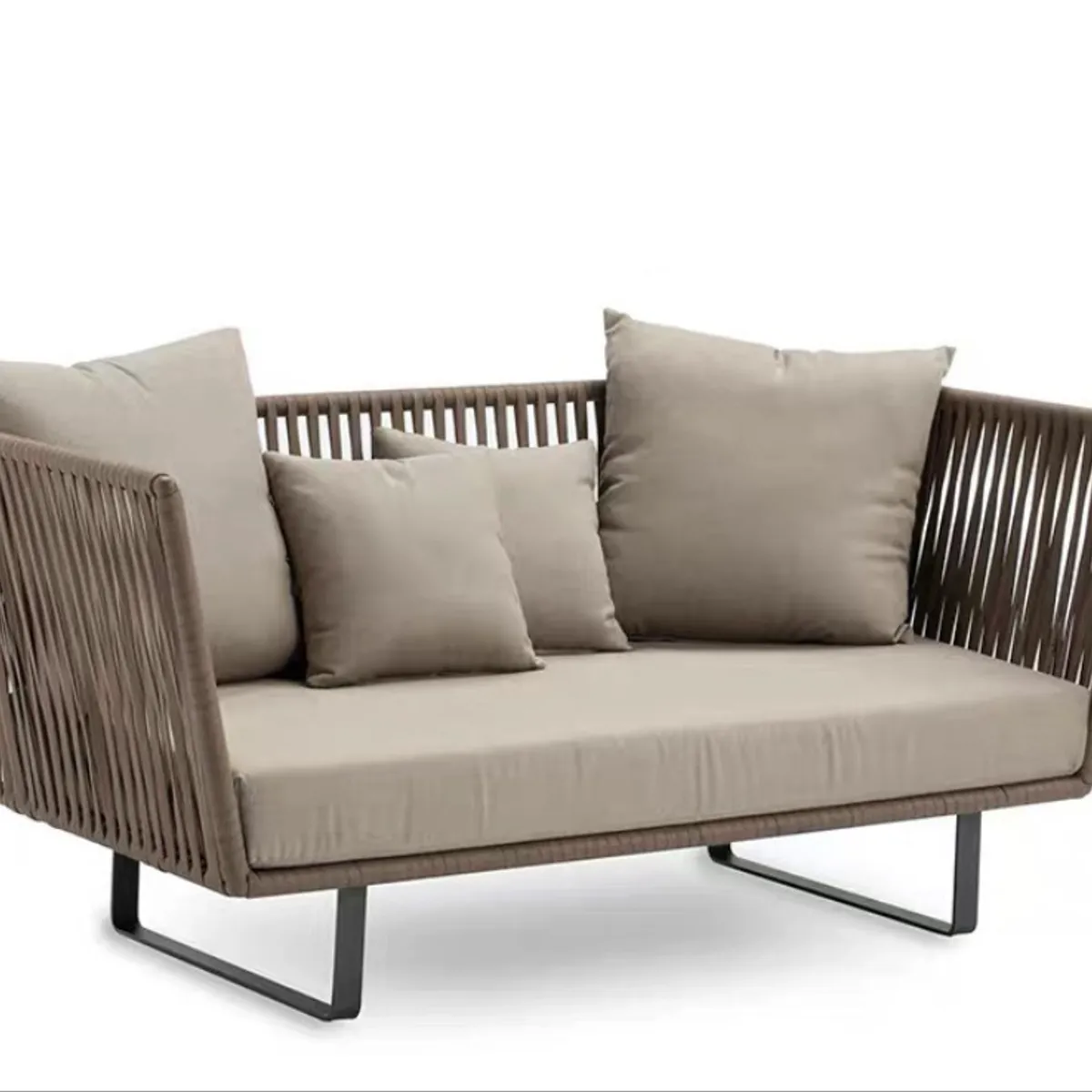 GENERICO - Sofá Exterior para Jardín y Terraza