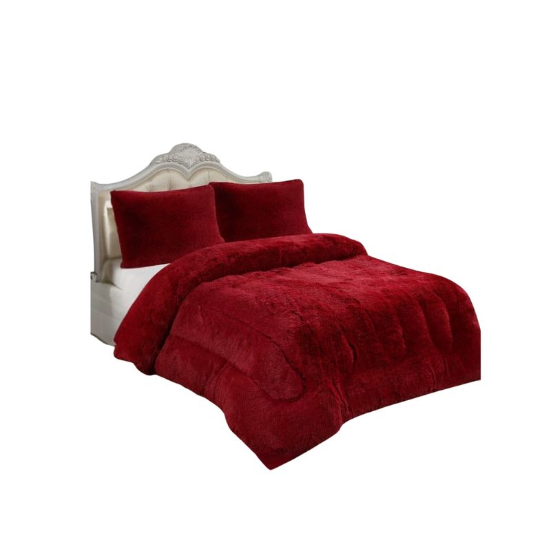 GENERICO - Cobertor Chiporro Peludo Invierno Liso Super King 270x250cm