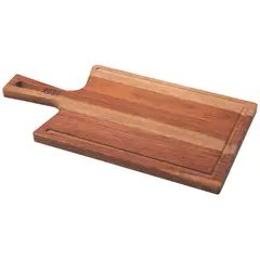 TRAMONTINA - FSC Tabla de Corte Rost para Preparar y Servir en Madera de Jatoba Combinada con Mango y Acabado al Aceite 40 x 21 cm